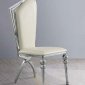 Cyrene Dining Chair DN00928 Set of 2 in Beige PU by Acme