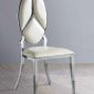 Cyrene Dining Chair DN00930 Set of 2 in Beige PU by Acme