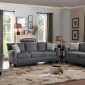 Alain Sofa 8225NGY in Dark Gray by Homelegance w/Options