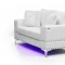 U98 Sofa & Loveseat Set in White by Global w/Options