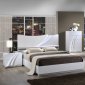 Eva Bedroom in White by Global w/Optional Casegoods