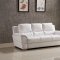 4562 Sofa in White Half Leather by ESF