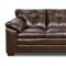 Coffee Bean Bonded Leather Sofa & Loveseat Set w/Options