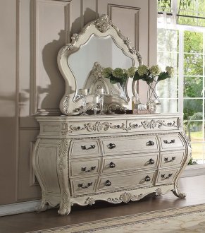 Ragenardus Dresser 27015 Antique White by Acme w/Optional Mirror
