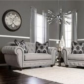 Viviana SM2291 Sofa in Gray Fabric w/Options