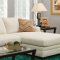 Norell Sectional Sofa 52315 in Sassy Cream Fabric by Acme
