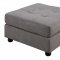 Claude Modular Sectional Sofa 7Pc 551004 Dove Fabric by Coaster