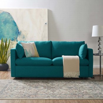 Activate Sofa in Teal Fabric by Modway [MWS-3044 Activate Teal]