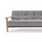 Dublexo Frej Sofa Bed in Gray Fabric by Innovation w/Options