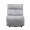 U8088 Modular Power Motion Sectional Sofa in Gray by Global