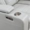 U1867 Power Motion Sofa in Chalk Leather Gel by Global w/Options