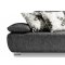 Grey Fabric Modern Living Room Sofa w/Adjustable Headrests