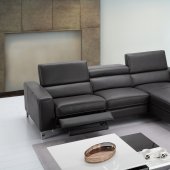 Ariana Sectional Sofa in Premium Leather by J&M