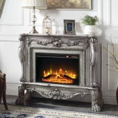 Dresden Fireplace AC01310 in Bone White by Acme