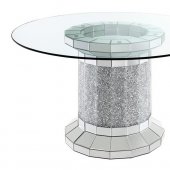 Ellie Dining Table 115551 by Coaster w/Optional Gray Chairs