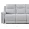 U1797 Motion Sofa & Loveseat Set in Light Gray Fabric by Global