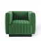 Conjure Accent Chair Emerald Green Performance Velvet by Modway
