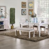 Kaliyah 5Pc Dining Room Set CM3194 in Antique White w/Options