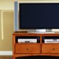 Rich Oak Finish TV Stand for 50" or 60" TV w/Storage Drawers