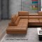 A761 Sectional Sofa in Caramel Leather by J&M