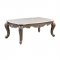 Elozzol Coffee Table LV00302 Marble Top by Acme w/Options
