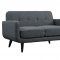 Monroe Sofa & Loveseat Set 9880GY in Gray Fabric by Homelegance