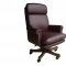 Burgundy, Brown or Black Top Grain Classic Leather Office Chair