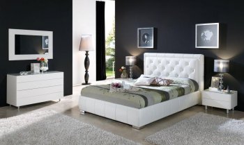 Cinderella 661 Bedroom in White by ESF w/Optional Casegoods [EFBS-Cinderella 661]