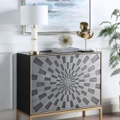 Quilla Console Table AC00200 in Black & Gray by Acme