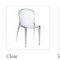 Scape Dining Chair Set of 4 in Clear Acrylic by Modway