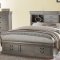 Louis Philippe III 5Pc Bedroom Set 24360 in Antique Gray by Acme