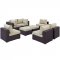 Convene Outdoor Patio Sectional Set 8Pc EEI-2204 by Modway