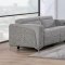 U8521 Power Motion Sofa in Taupe/Dark Gray Fabric by Global