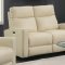 Audi Power Reclining Sofa in Ivory Leather by ESF w/Options