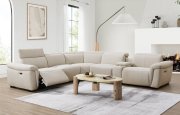 Dayana Power Motion Sectional Sofa LV02680 Beige Boucle by Acme