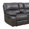 U0040 Motion Sofa in Grey/Black by Global w/Options