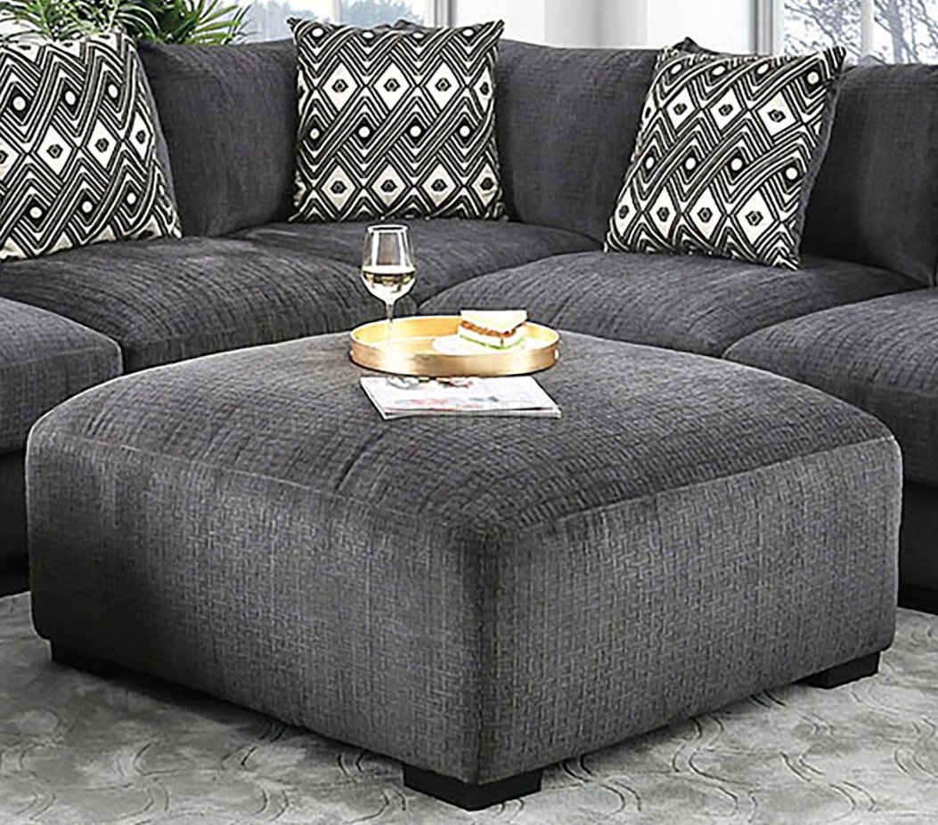 Kaylee Sectional Sofa Cm6587 In Gray