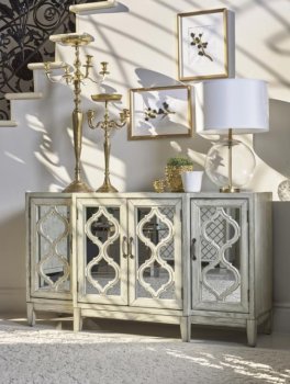 953376 Accent Cabinet in Antique White by Coaster [CRCA-953376]