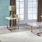 Feit 3Pc Coffee & End Tables Set 83105 in Champagne by Acme