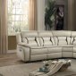 Amite Power Motion Sectional Sofa 8229 in Beige by Homelegance