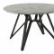 Neil Dining Set 5Pc 193801 in Concrete & Black by Coaster