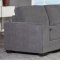 23487 Sectional Sofa in Gray Fabric by Lifestyle