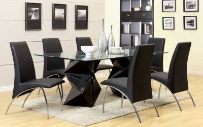 CM8335BK-T-72 Halava I Dining Table in Black w/Optional Chairs