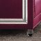 Heibero Sofa LV01400 in Burgundy Velvet by Acme w/Options