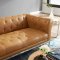 Idyll Sofa in Tan Leather by Modway w/Options