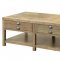 701958 Coffee Table 3Pc Set in Driftwood by Coaster w/Options