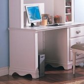 400107 Sophie Computer Desk in White w/Chair by Coaster