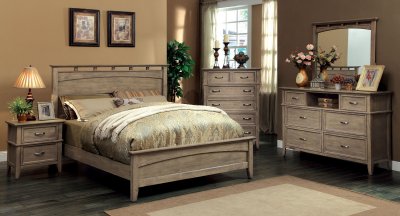 CM7351L Loxley Bedroom Set 5Pc in Weathered Oak w/Options