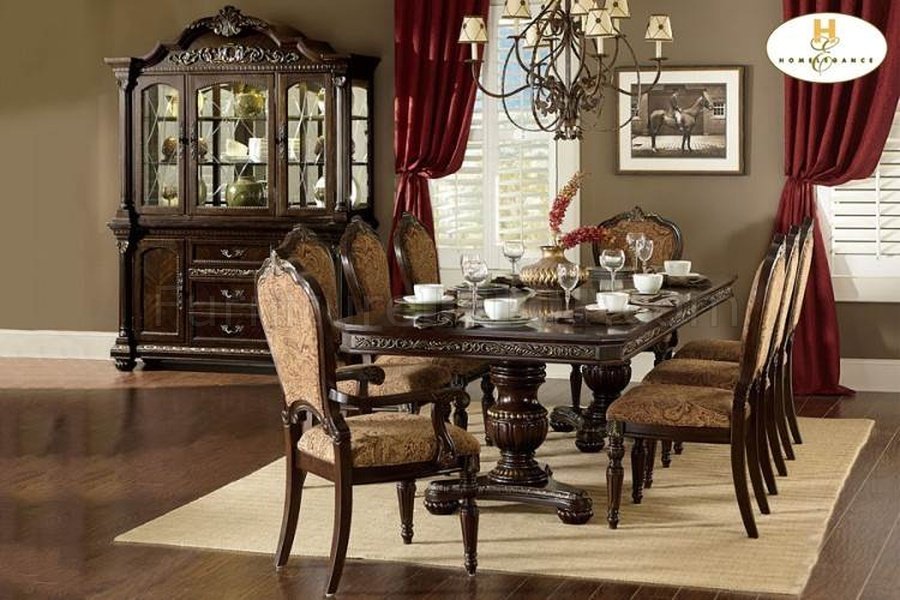 Russian Hill 1808-112 Dining Table by Homelegance w/Options - Click Image to Close