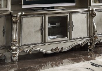 Versailles TV Stand 91824 in Antique Platinum by Acme w/Options [AMWU-91824-Versailles]